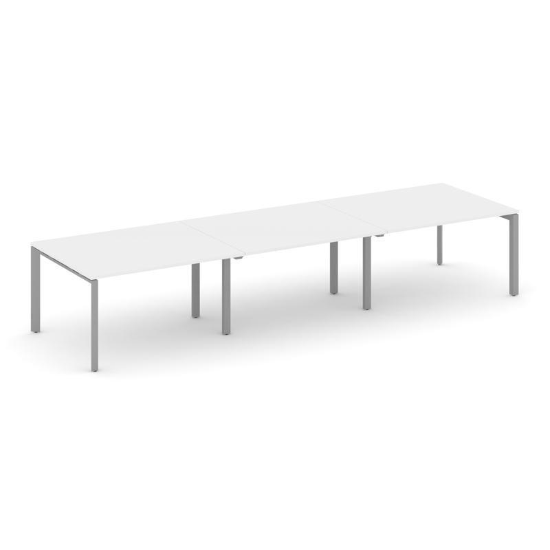 Style Project Стол переговорный SN-59P.SPRG-053.3 Белый/Металл Серый 4140*1180*750