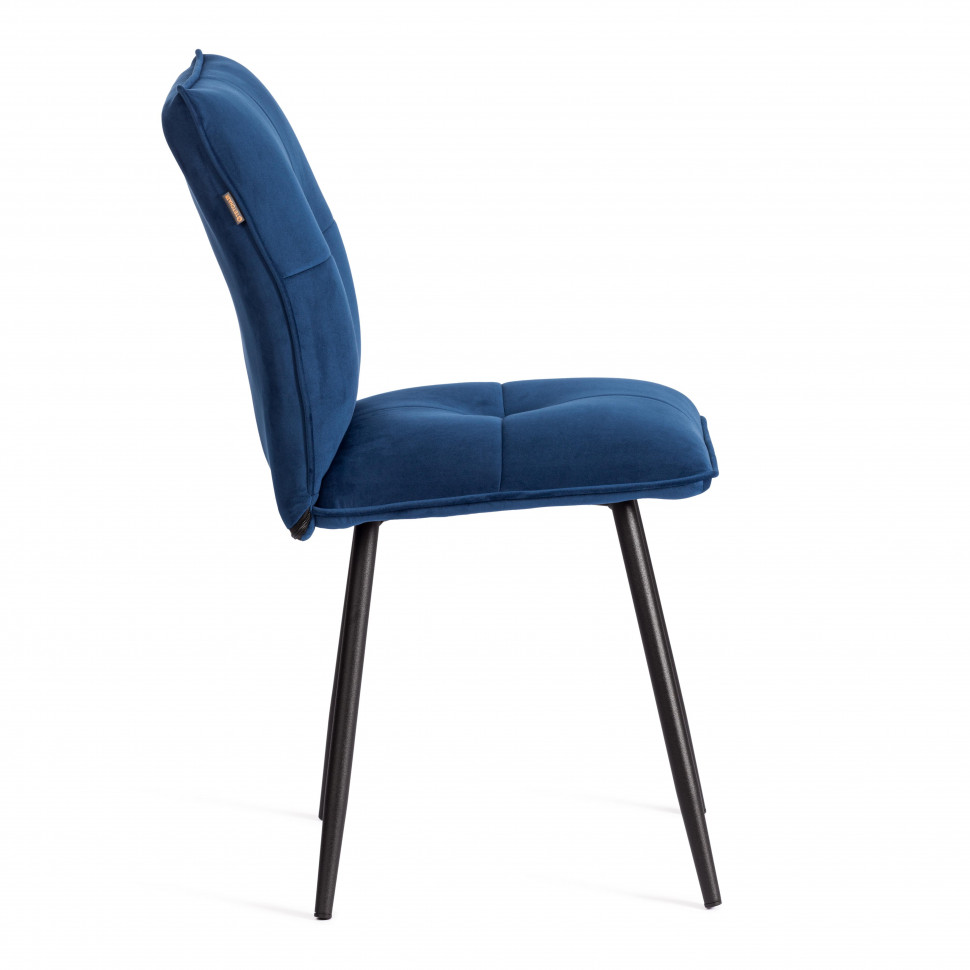 Стул обеденный Sweet LT, велюр, Blue (синий), 41х55х88 см