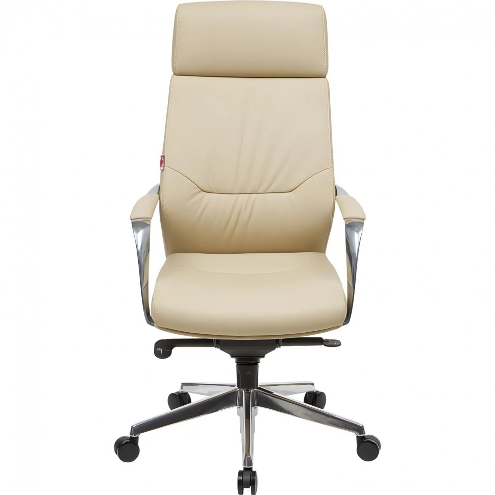 Кресло BN_Fc_EChair-570 МL кожа бежевая, хром