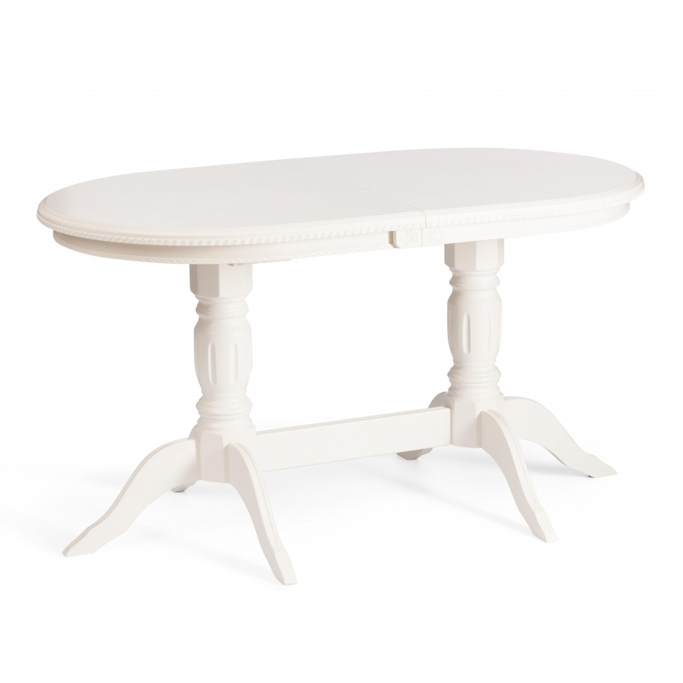 Стол COPPOLA бук, мдф, 140+40x80x77см, Ivory white