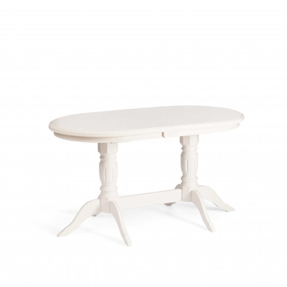 Стол COPPOLA бук, мдф, 140+40x80x77см, Ivory white