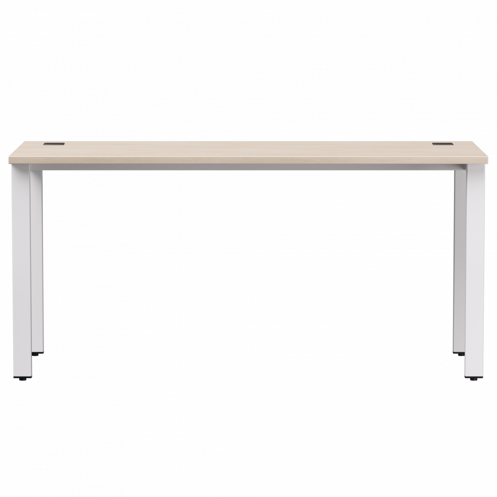 Стол прямой Everprof EVO (ЭВО) на металлокаркасе 1580х670х755 мм Дуб Соната/Белый