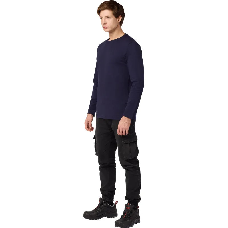 Футболка (160 г.) с длинным рукавом т.-син.(XXL)