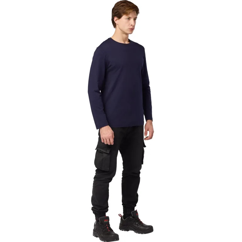 Футболка (160 г.) с длинным рукавом т.-син.(XXL)