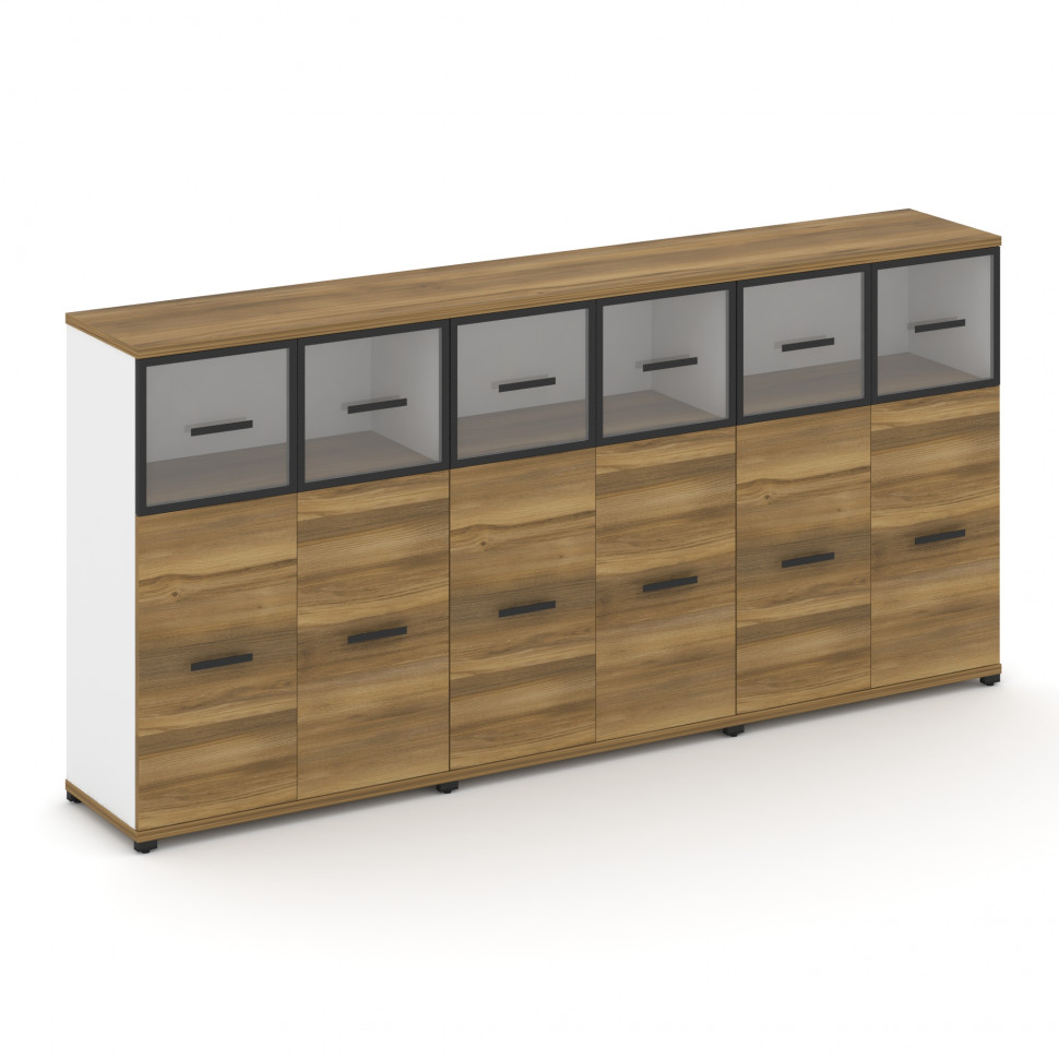 Concept Шкаф 3 широкие секции, 3 ниши CN.STS-334 RPB B Сандал Янтарный/Белый Бриллиант/Металл Черный Concept Шкаф 3 широкие секции, 3 ниши CN.STS-334 RPB B Сандал Янтарный/Белый Бриллиант/Металл Черный