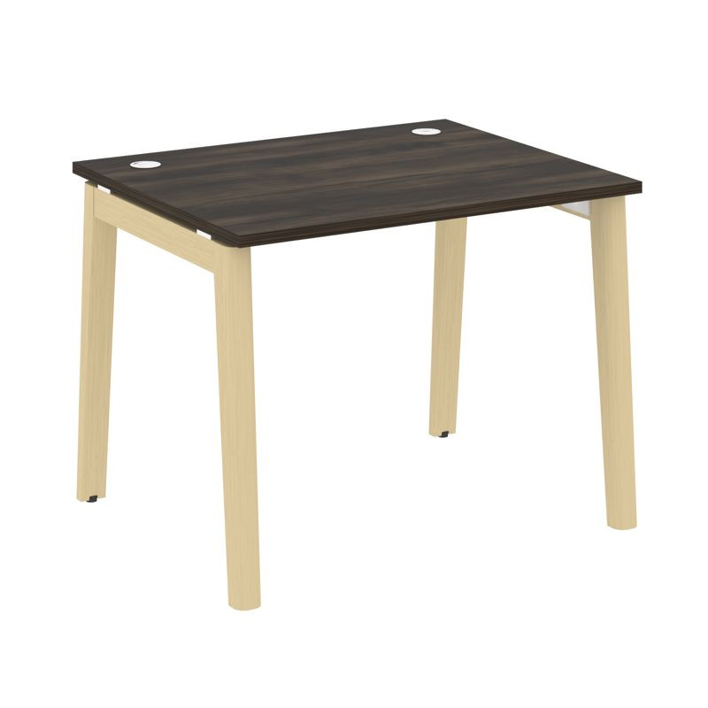 Onix Wood Стол письменный OW.SP-1.8 Дуб Мали/Дуб Светлый/Металл Белый 980*800*750