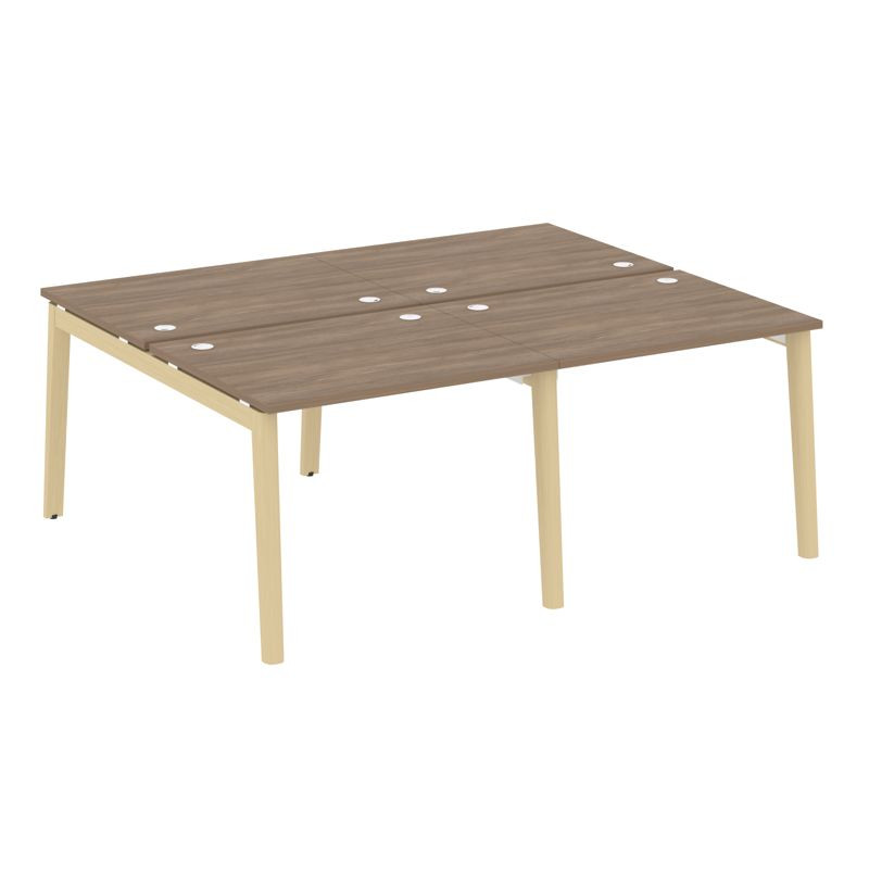 Onix Wood Рабочая станция OW.D.RS-4.1.8 Дуб Аризона/Дуб Светлый/Металл Белый 1960*1635*750