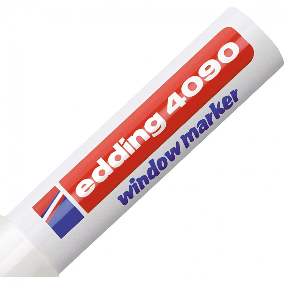 Маркер меловой для окон EDDING E-4090/049 4-15мм (декоративный) белый