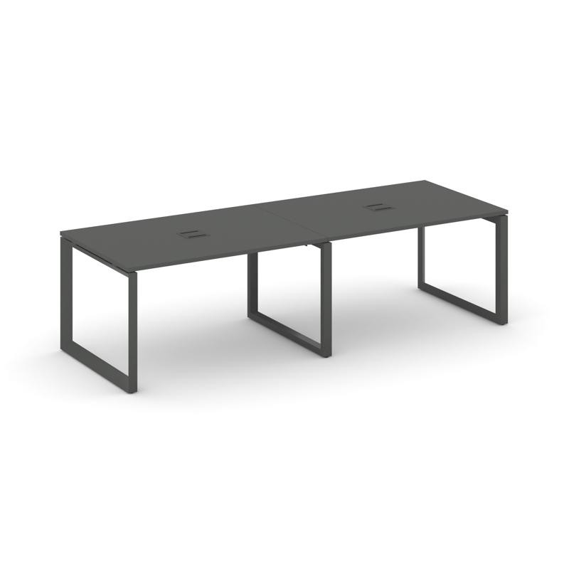 Style Project Стол переговорный SN-59O.SPRG-013 Антрацит/Металл Антрацит 2760*980*750