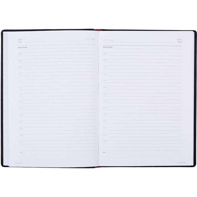 Ежедневник недатированный А5+, 136л, VELVET темно-синий navy  3-115/16