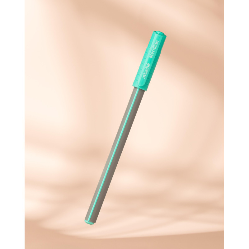 Ручка шариковая неавтомат. Attache Meridian, 0,35мм,масл,бирюз.корп