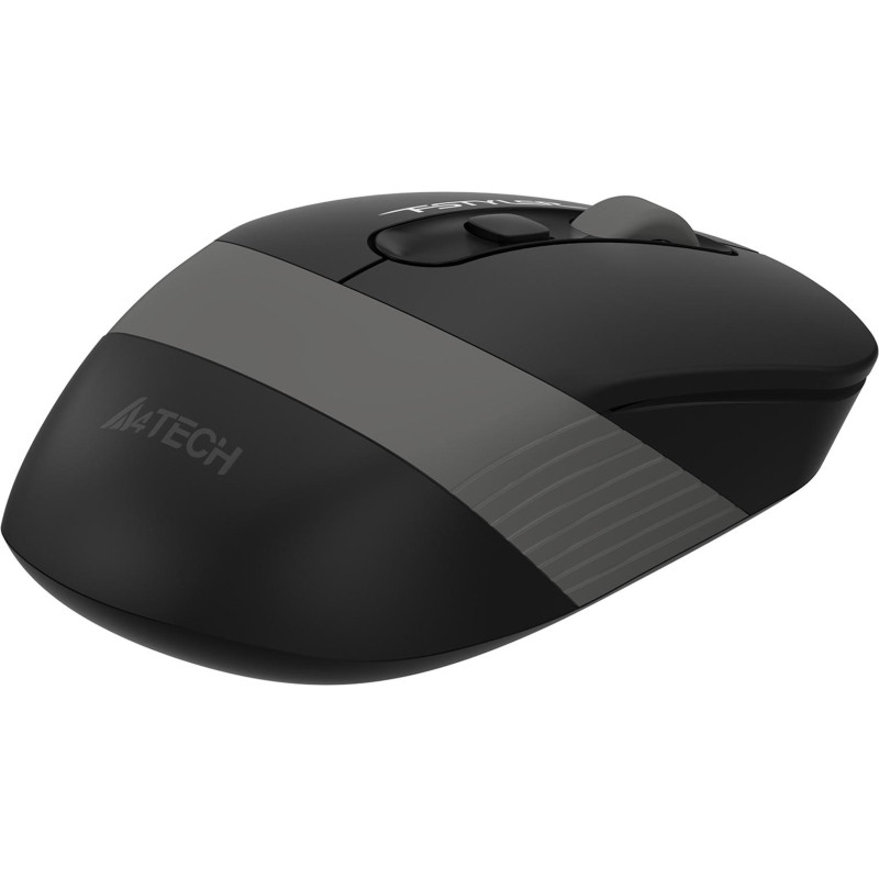 Мышь компьютерная A4Tech Fstyler(FG10S GREY)черн/сер/2000dpi/беспроводн/4кн