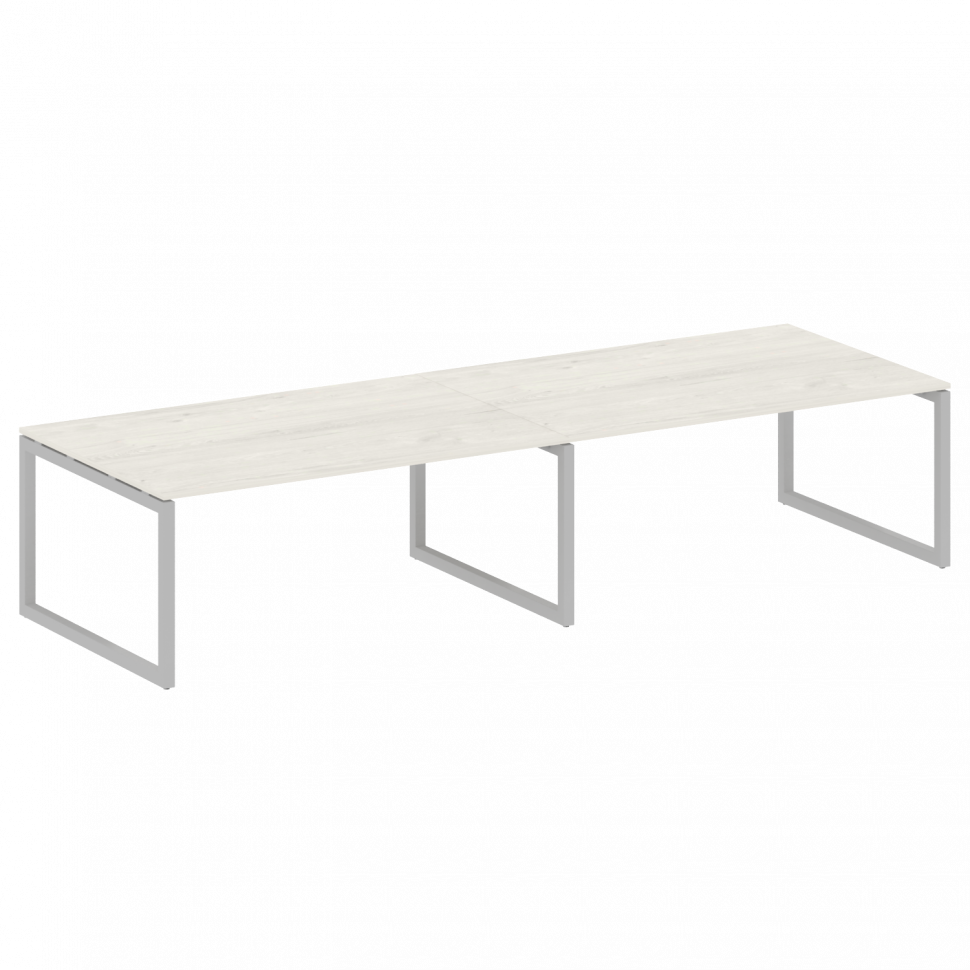 Metal System Quattro Переговорный стол (2 столешницы) на О-образном м/к 50БО.ПРГ-2.5 Дуб Наварра/Мет Metal System Quattro Переговорный стол (2 столешницы) на О-образном м/к 50БО.ПРГ-2.5 Дуб Наварра/Мет