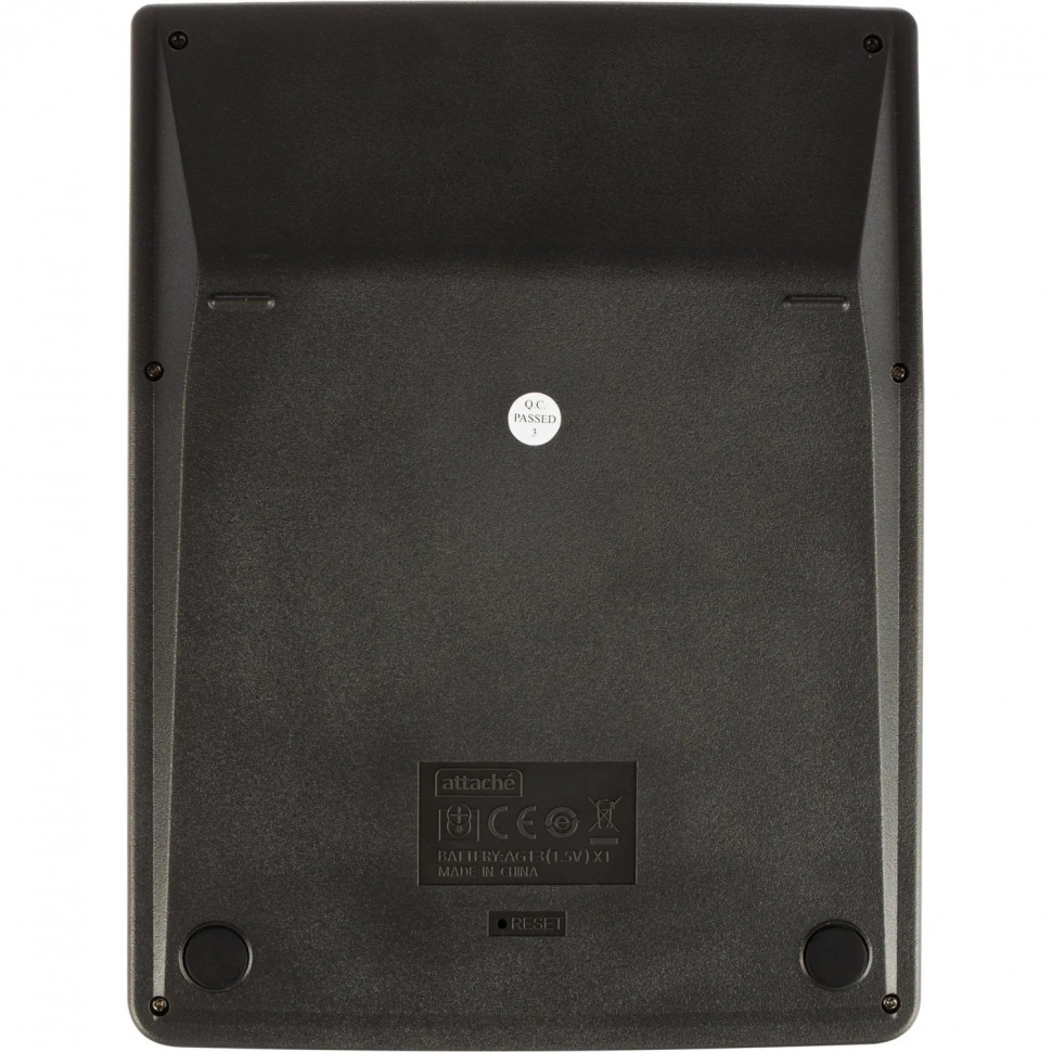 Калькулятор настольный Attache CDB1401-BK 14-разрядный черный 205x155x35 мм