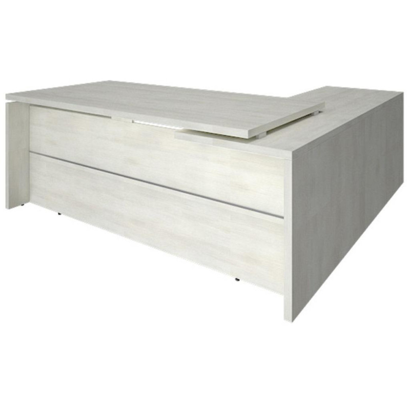 Стол KYN_0MX YALTA c прист.левый LT-C 20L снежная патина Ш2000