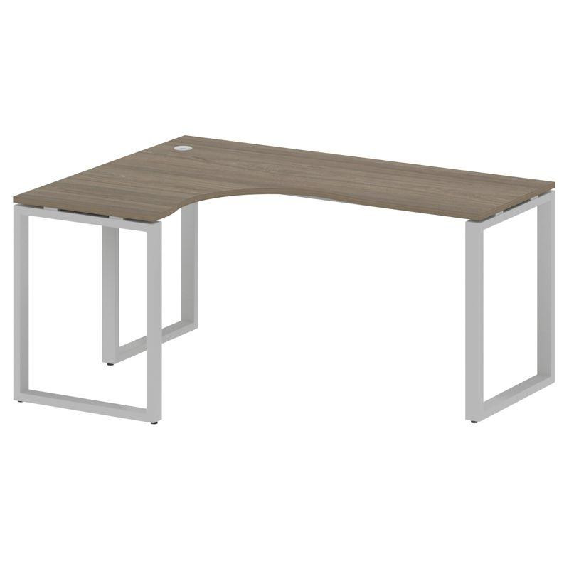 Metal System Стол криволинейный левый на О-образном м/к БО.СА-4 (L) Вяз Благородный/Металл Серый 160 Metal System Стол криволинейный левый на О-образном м/к БО.СА-4 (L) Вяз Благородный/Металл Серый 160