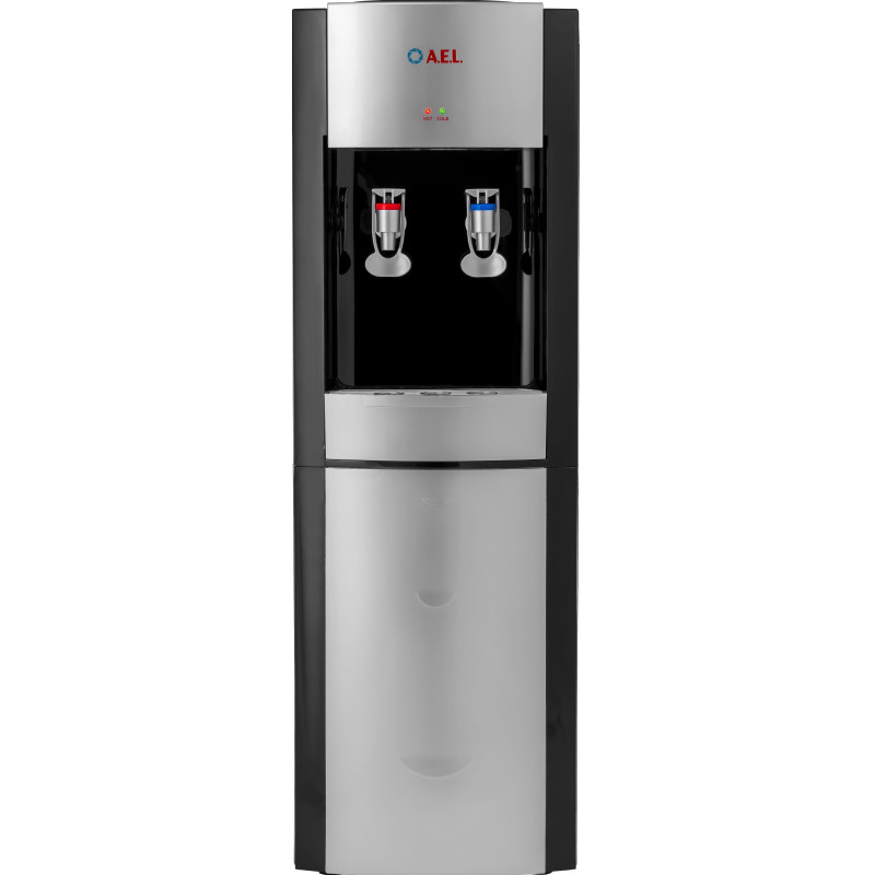 Кулер для воды AEL LD-AEL-28 black/silver напольный электронное охлажд