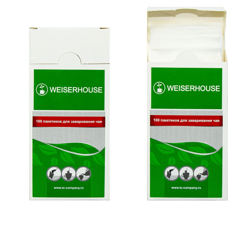Фильтр-пакеты для заваривания чая, 100шт