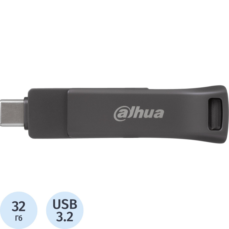 Флеш-память Dahua 32 ГБ, USB3.2 Gen1 DHI-USB-P629-32-32GB Флеш-память Dahua 32 ГБ, USB3.2 Gen1 DHI-USB-P629-32-32GB
