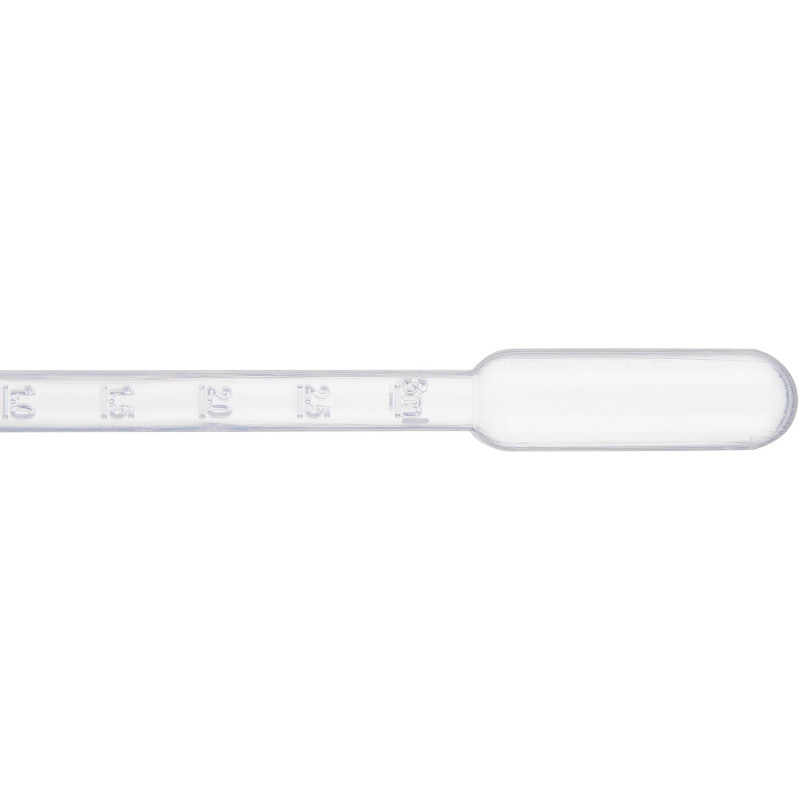 Пипетка Пастера 3мл, 155 мм, стер, град, 100 шт/уп, ИУ 4320-0512