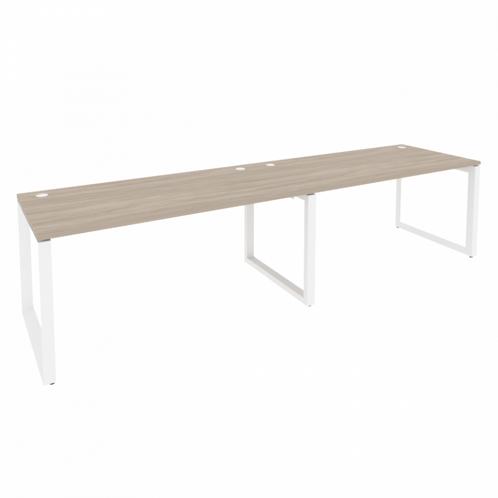 Onix Рабочая станция на О-образном м/к O.MO-RS-2.4.8 Дуб Аттик/Металл Белый 3160*800*750 Onix Рабочая станция на О-образном м/к O.MO-RS-2.4.8 Дуб Аттик/Металл Белый 3160*800*750