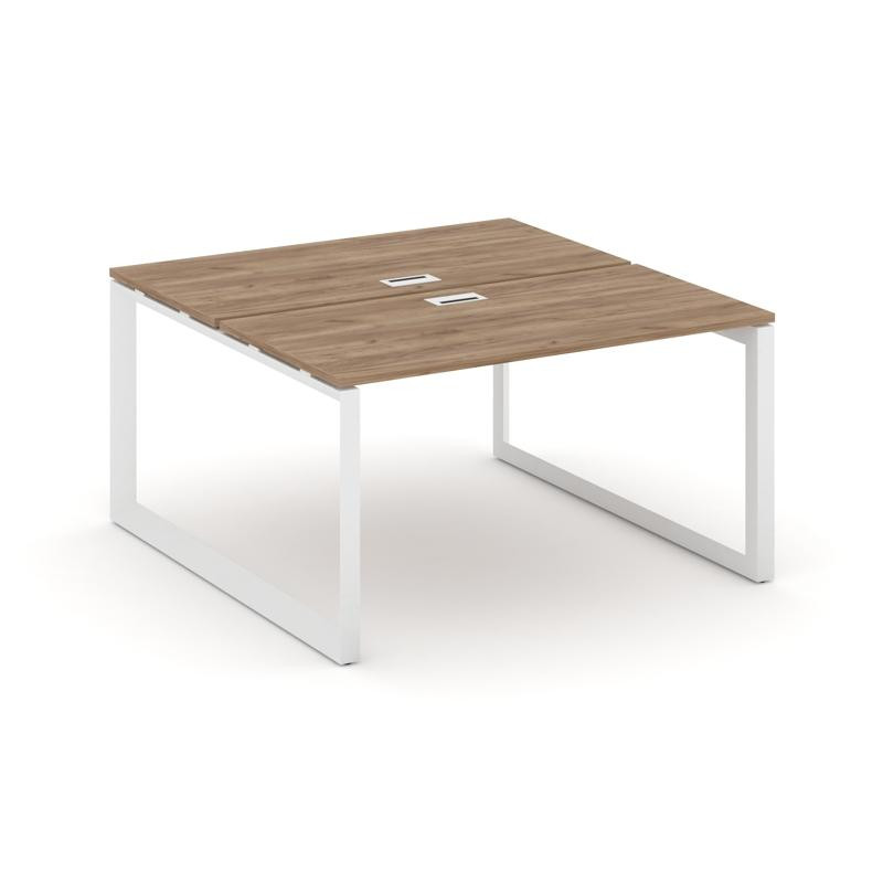 Style Project Рабочая станция двухсторонняя SN-59O.DRS-012 Дуб Табак/Металл Белый/Белый Заглушка 118