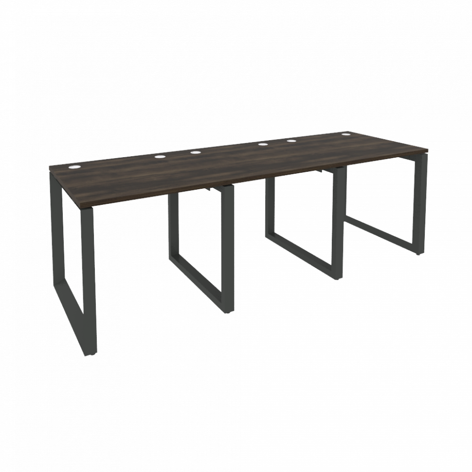 Onix Рабочая станция на О-образном м/к O.MO-RS-3.0.8 Дуб Мали/Металл Антрацит 2340*800*750 Onix Рабочая станция на О-образном м/к O.MO-RS-3.0.8 Дуб Мали/Металл Антрацит 2340*800*750