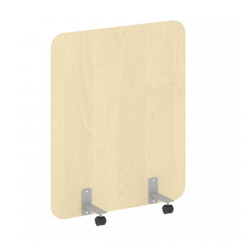 R-line Перегородка на металлических опорах, на роликах DP.R-100-120 Клен/Металл Серый 1000*18*1200