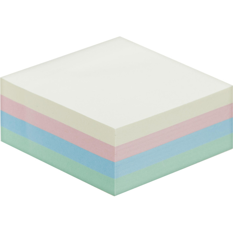 Стикеры Attache Simple куб 76х76, пастель 4 цвета 400 л