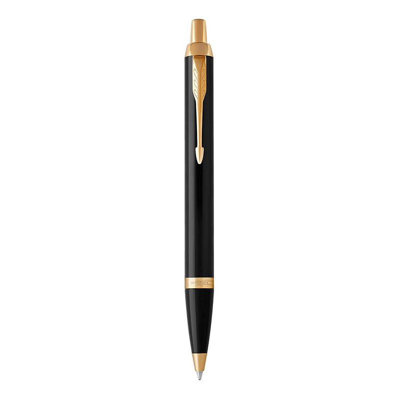 Ручка шариковая автоматическая PARKER IM BLACK GT синий 0,8мм 1931666