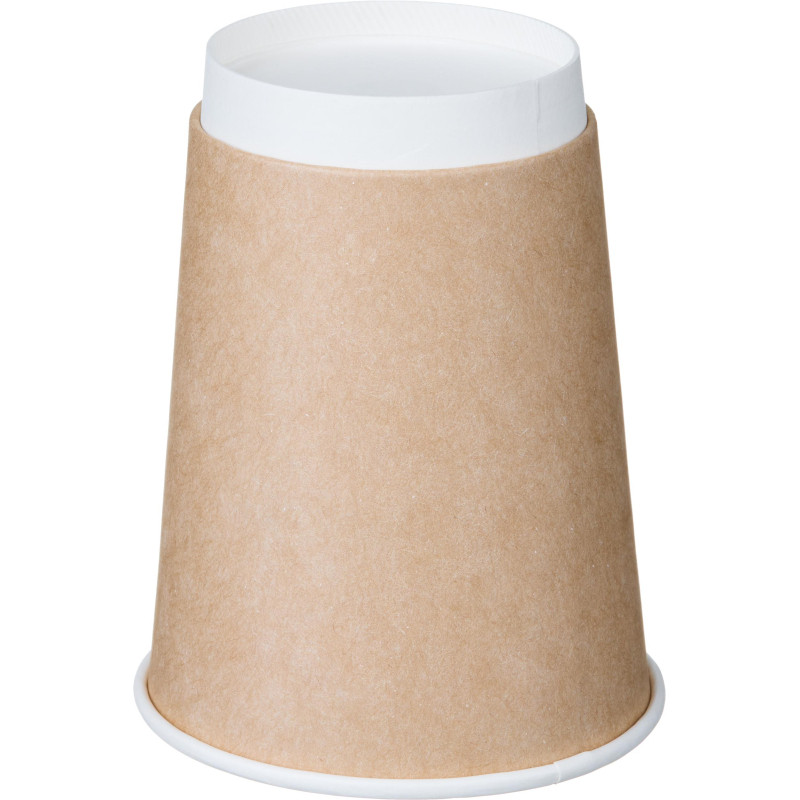 Стакан одноразовый бум двухслойный d-90мм 300мл коричневый (400шт/кор)