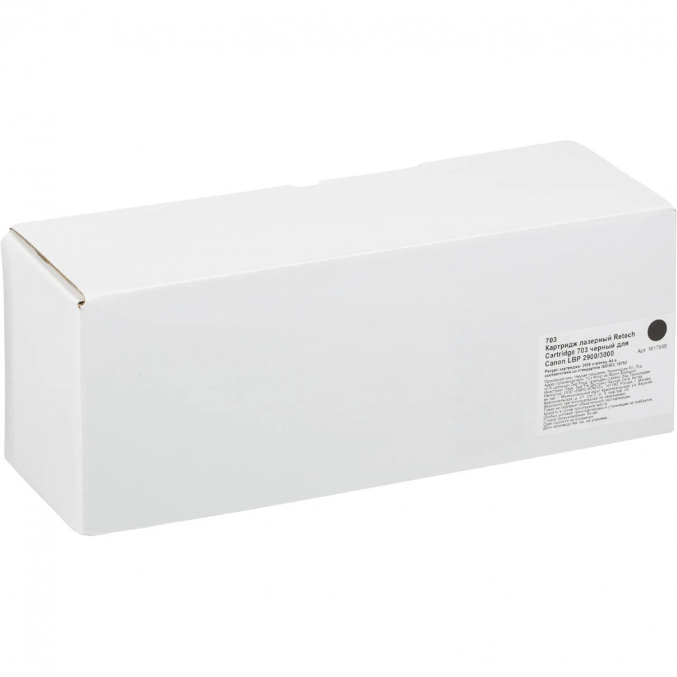 Картридж лазерный Retech Cartridge 703 чер. для CanonLBP2900/2900B