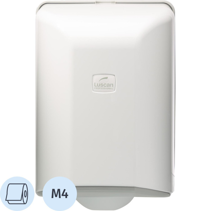 Диспенсер для полотенец рулон Luscan Prof Optima ЦВ 1by1 белый