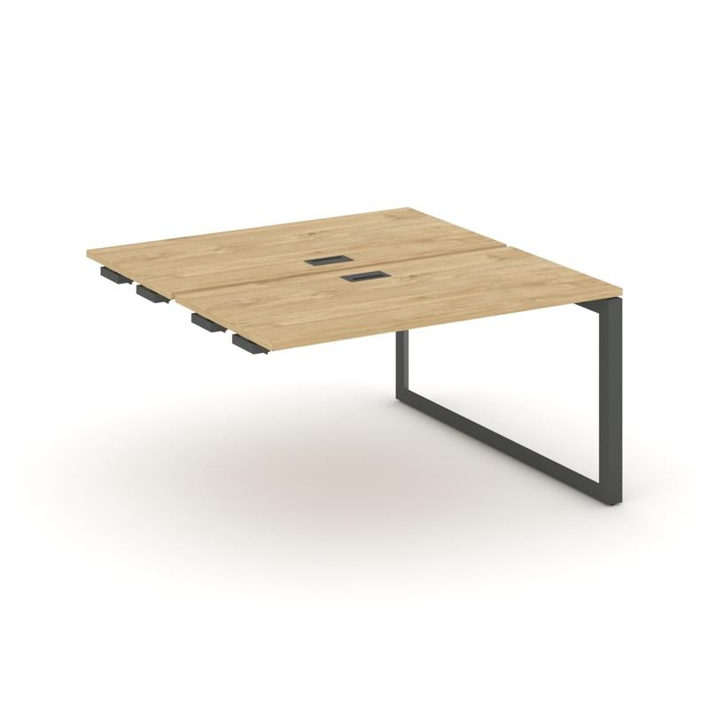 Style Project Стол-приставка к опор. элем. SN-59O.DPRS-001 Тиквуд Светлый/Металл Антрацит/Черный Заг