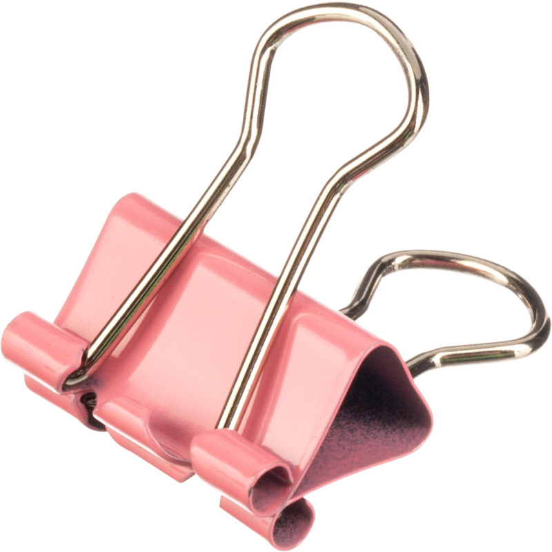 Зажимы для бумаг цветные 19мм 12шт/уп Attache, в картонной коробке