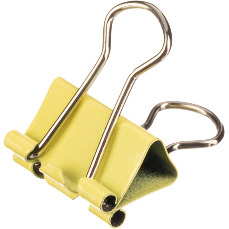 Зажимы для бумаг цветные 19мм 12шт/уп Attache, в картонной коробке