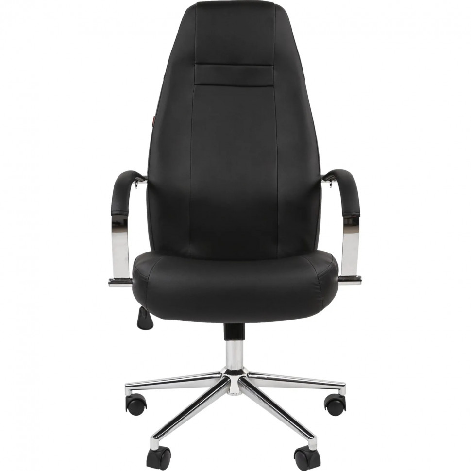 Кресло ТП 555 экокожа,черный,хром