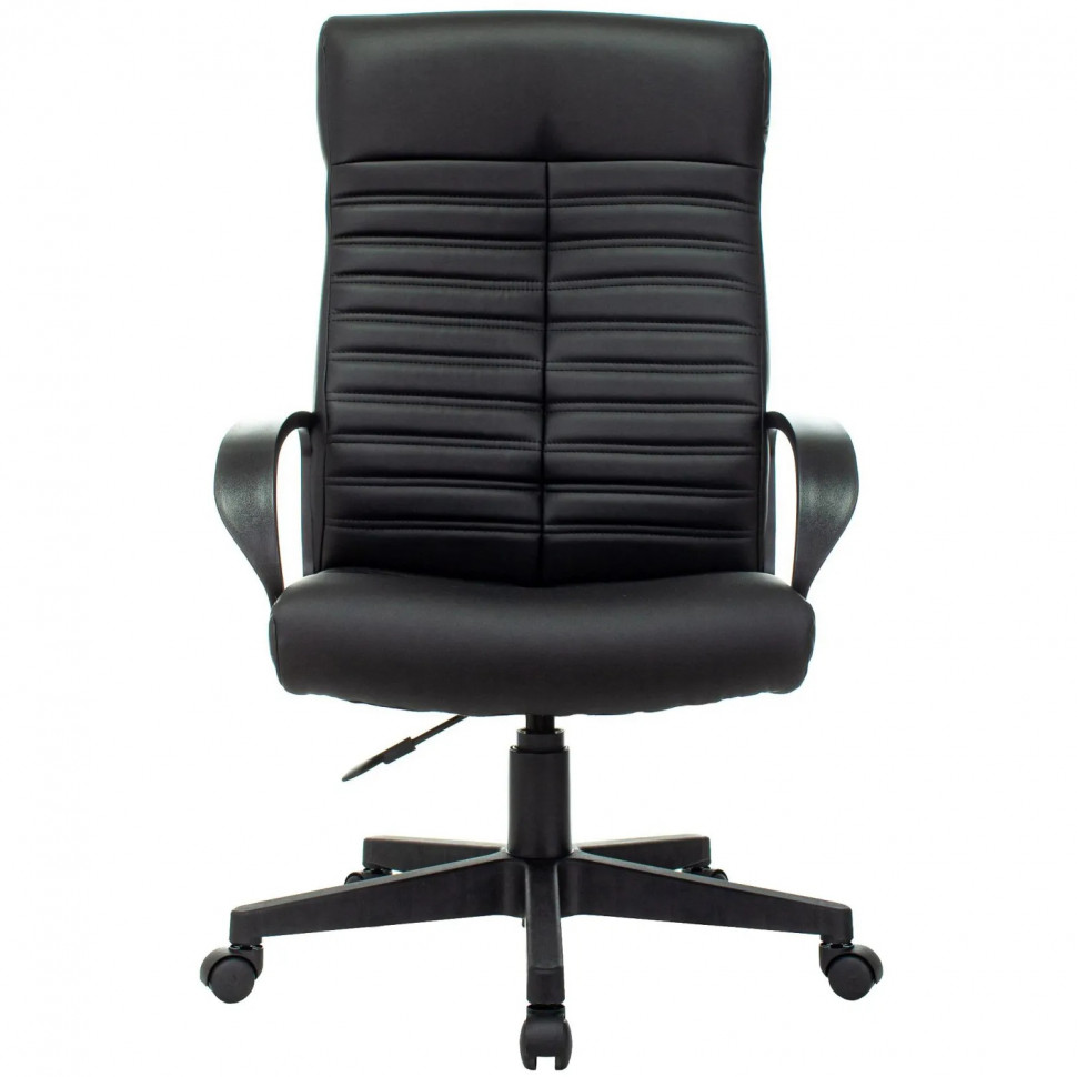 Кресло VB_Echair-657 PU кожзам черный пластик
