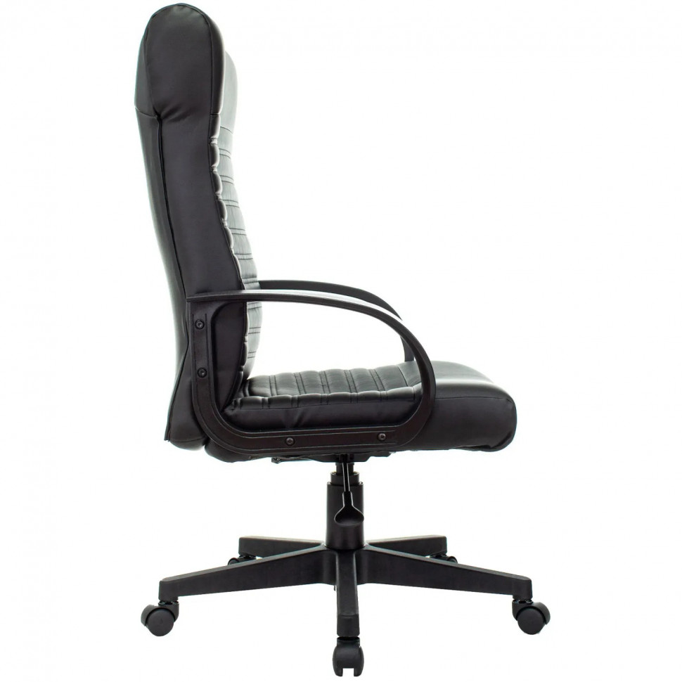 Кресло VB_Echair-657 PU кожзам черный пластик