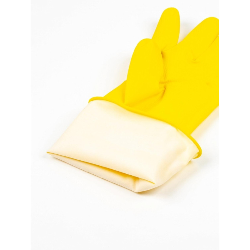 Перчатки резиновые PACLAN Professional латекс желтый 4073264 р.М