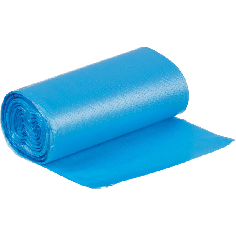 Мешки для мусора Комус 30 л синие (ПНД 12 мкм, 30 штук в рулоне)