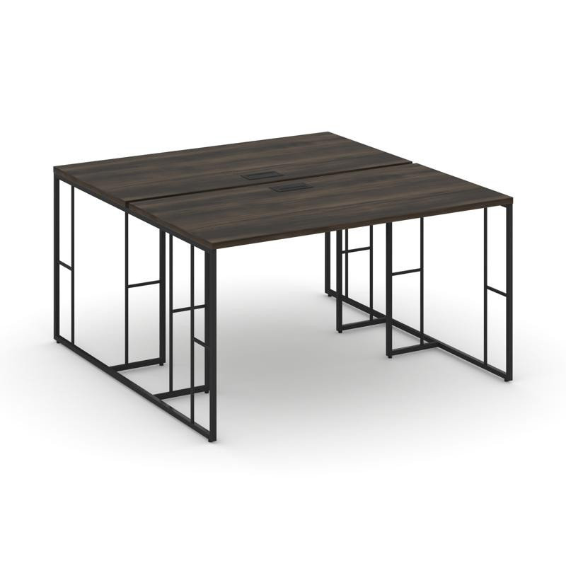 Rift Рабочая станция RF.DRS-003 Дуб Мали/Металл Черный 1380*1232*750