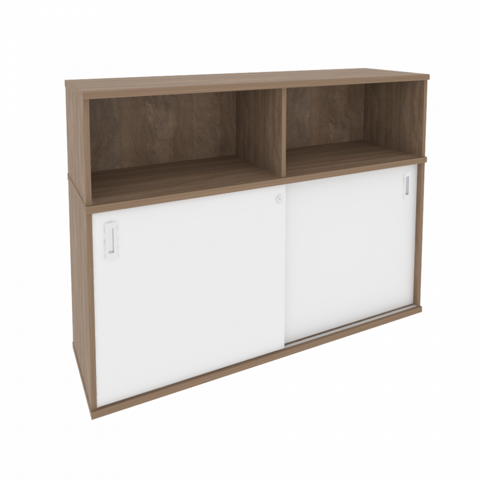 Onix Шкаф-купе приставной/опорный O.SHKO-2.7 T Дуб Аризона/Белый Бриллиант 1475*432*1120