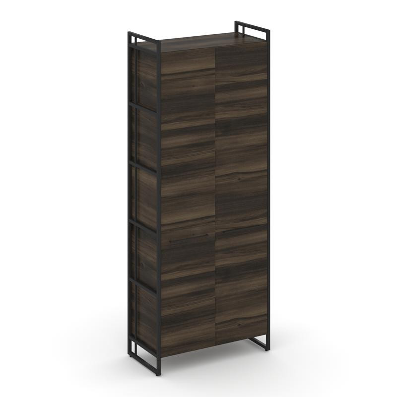 Rift Шкаф 5 ниш широкий RF.SS-51 Дуб Мали/Металл Черный/Черный Ручки 798*396*2010