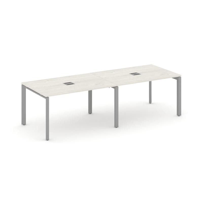 Style Project Стол переговорный SN-59P.SPRG-013 Дуб Наварра/Металл Серый 2760*980*750