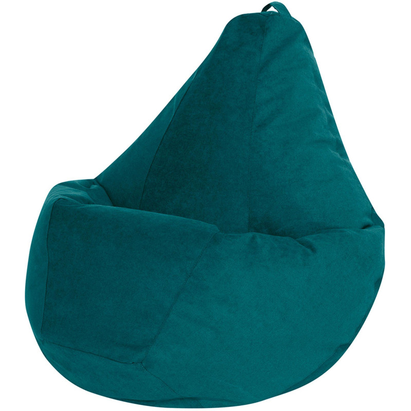 Кресло - мешок 0MX_ЭТ_125x85, ткань велюр, нефритовый