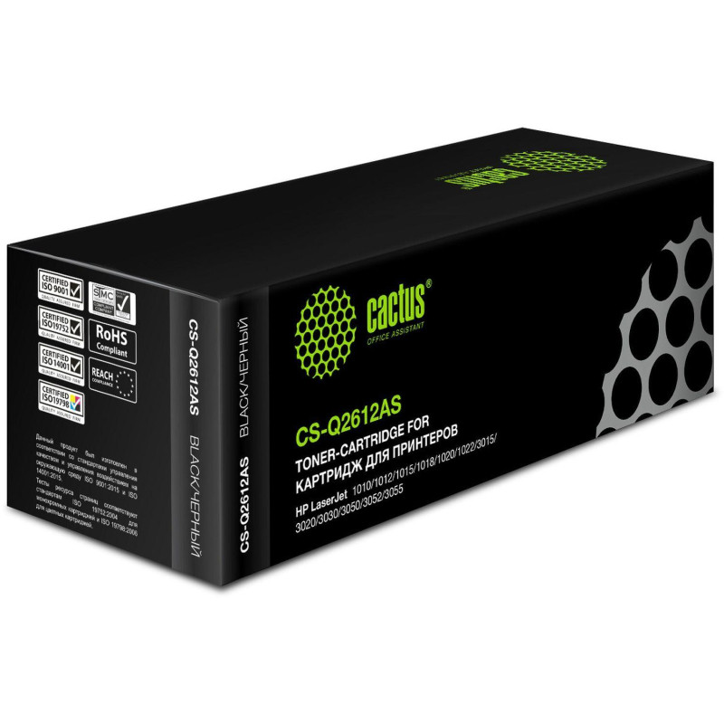 Картридж лазерный Cactus Q2612A чер. для HP LJ 1010/1012/1015/1018/1020 Картридж лазерный Cactus Q2612A чер. для HP LJ 1010/1012/1015/1018/1020