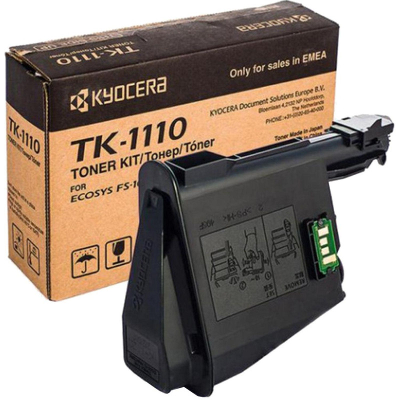 Тонер-картридж Kyocera TK-1110 чер. для FS-1040/1020MFP