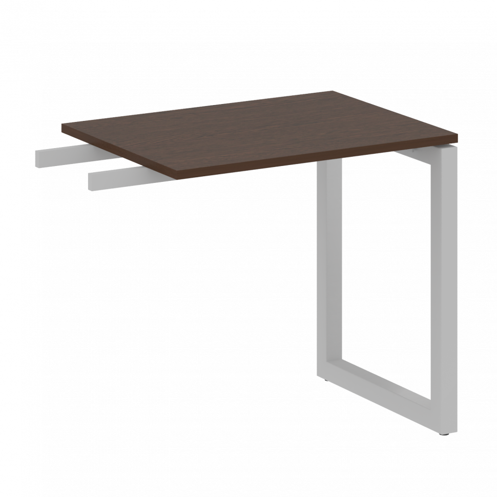 Metal System Quattro Приставной элемент на О-образном м/к 50БО.ПР-2 Венге Цаво/Металл Серый 800*600* Metal System Quattro Приставной элемент на О-образном м/к 50БО.ПР-2 Венге Цаво/Металл Серый 800*600*