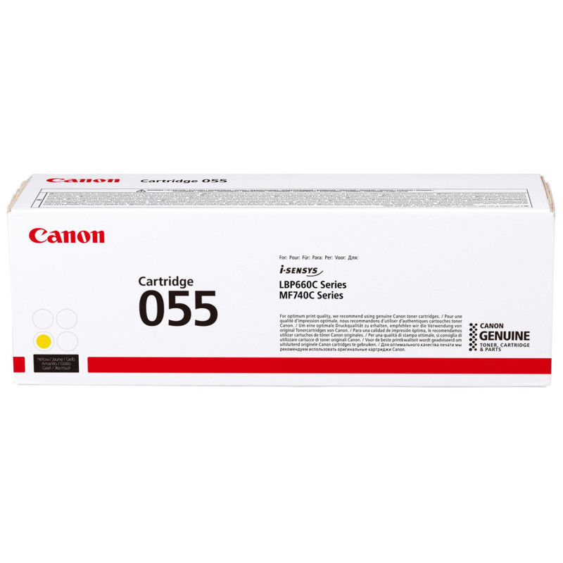 Картридж лазерный Canon 055 Y 3013C002/003 жел. MF746Cx/LBP664Cx